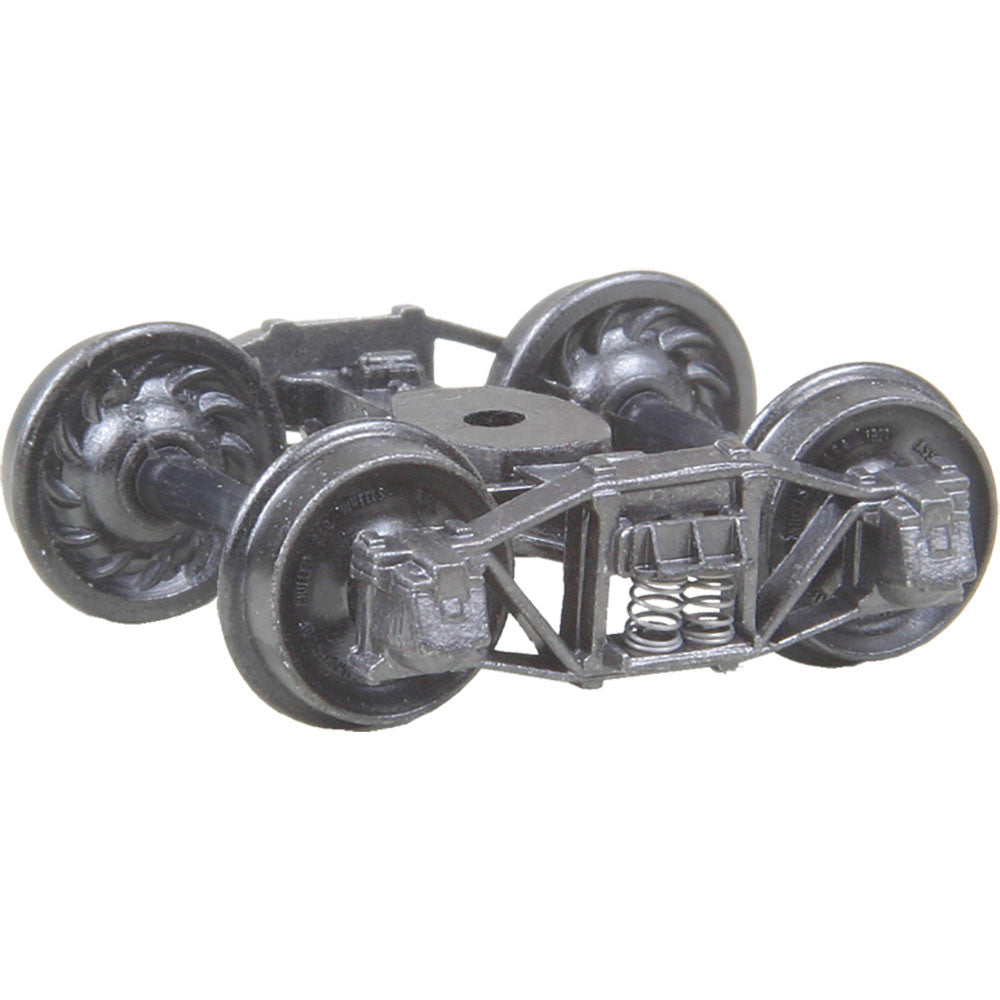 Kadee HO #501 Arch Bar Trucks with 33 inch Ribbed Back Wheels Metal Fully Sprung - 1 Pair