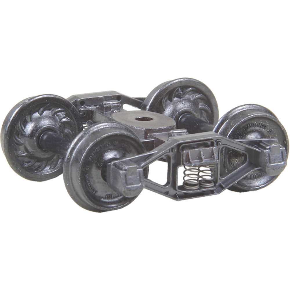 Kadee HO #511 Bettendorf T-Section Trucks with 33 inch Ribbed Back Wheels Metal Fully Sprung - 1 Pair