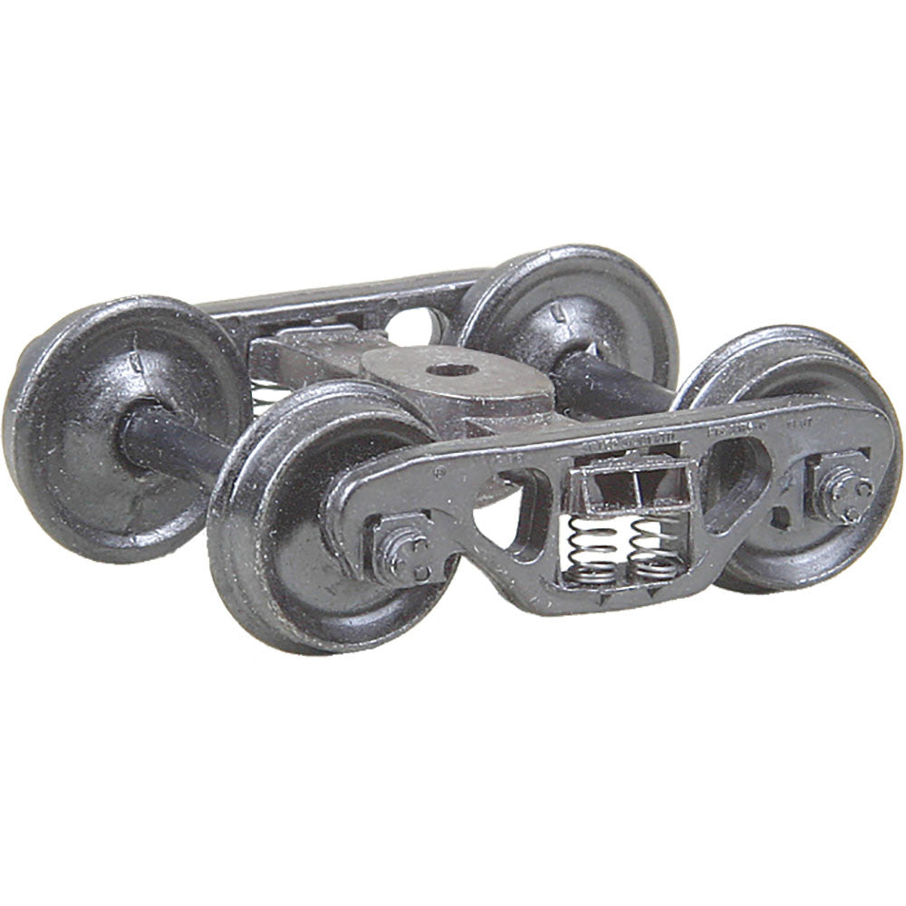 Kadee HO #518 Barber S-2 70-Ton Roller Bearing Trucks with 33 inch Smooth Back Wheels Metal Fully Sprung - 1 Pair