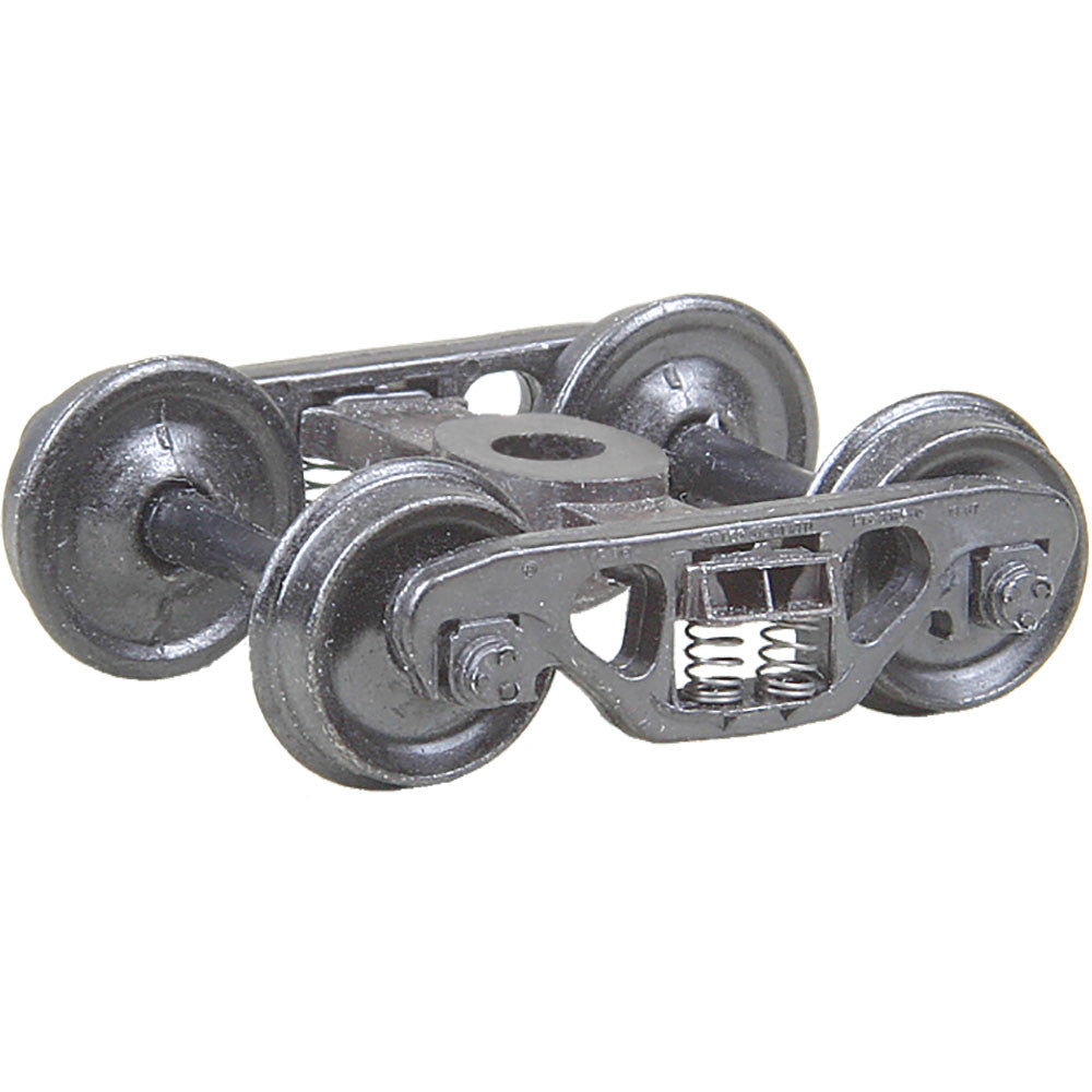 Kadee HO #558 Barber S-2 70-Ton Roller Bearing Self Centering Trucks with 33 inch Smooth Back Wheels Metal Fully Sprung - 1 Pair