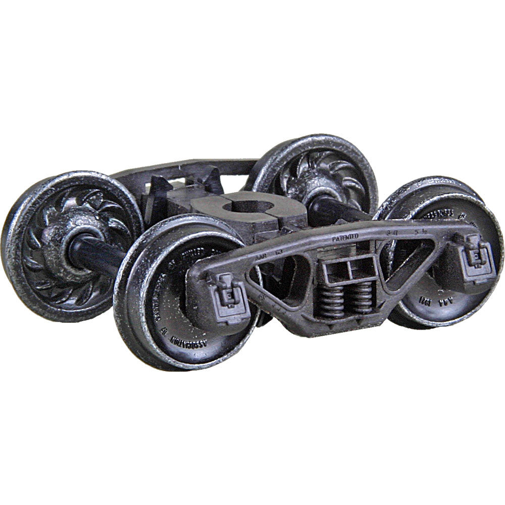 Kadee HO #565 Bettendorf 50-Ton Self Centering Trucks with 33 Ribbed Back Wheels 'HGC' - 1 Pair