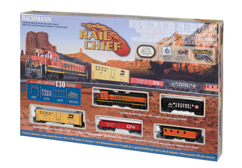 Bachmann HO 00706 The Rail Chief - BNSF Train Set