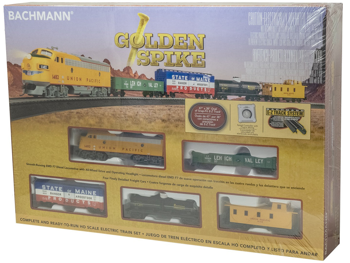 Bachmann HO 00791 DCC Ready Golden Spike Train Set