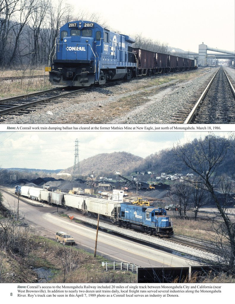 Morning Sun Books 1725 The Monongahela Railway In Color Volume 3: The Conrail & NS Era