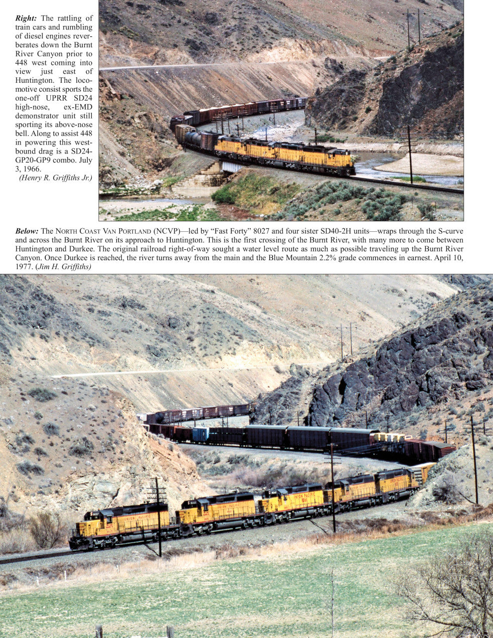 Morning Sun Books 1755 Union Pacific - First Subdivision, Oregon Division - Griffiths Series: Book 1
