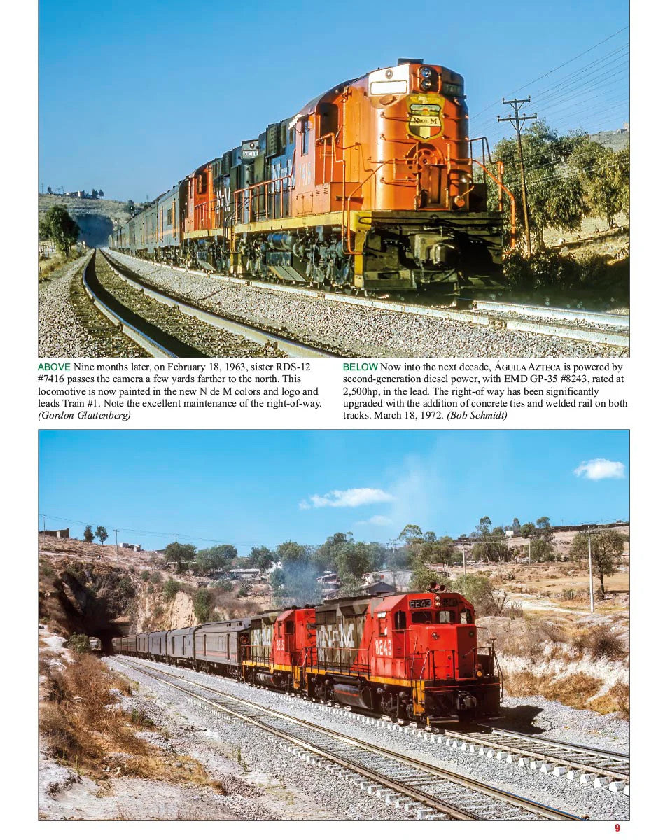 Morning Sun Books 1790 Mexican Passenger Trains In Color