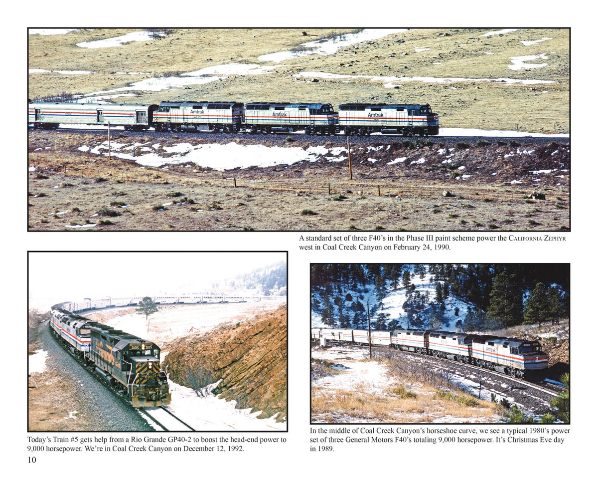 Morning Sun Books 8045 Amtrak Thru the Rockies Softcover