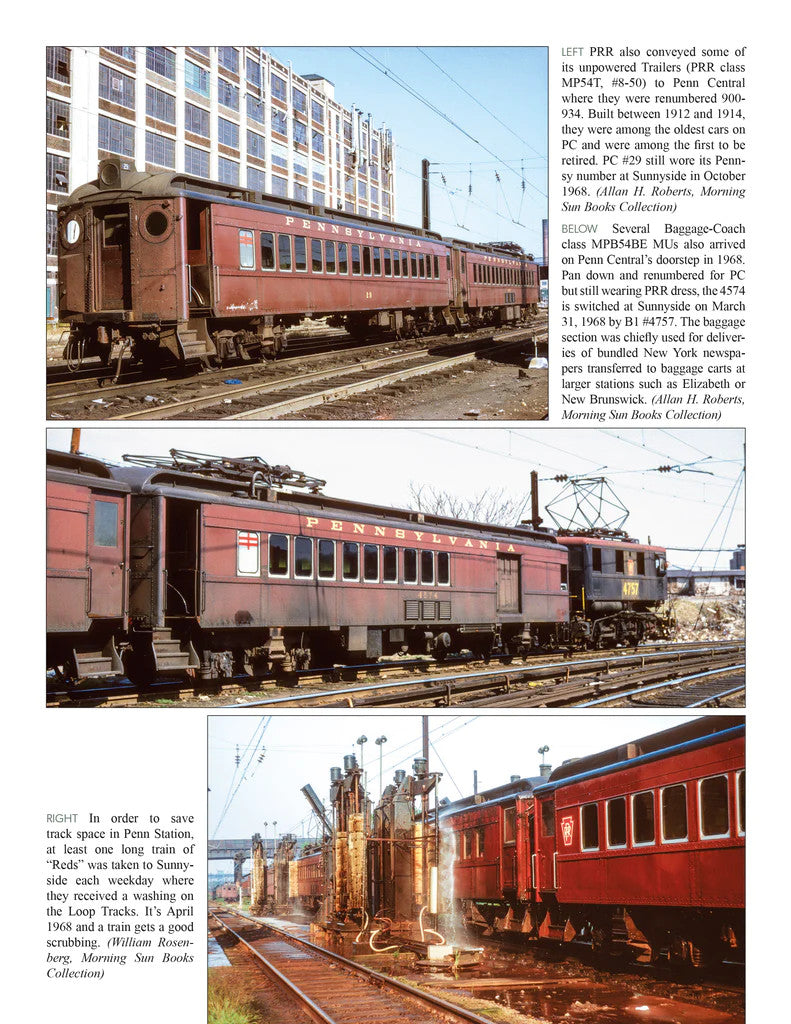 Morning Sun Books 1757 Penn Central MU Cars In Color