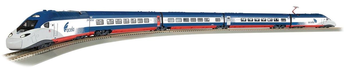 Bachmann HO 1206 DCC Ready Amtrak Acela II Train Set