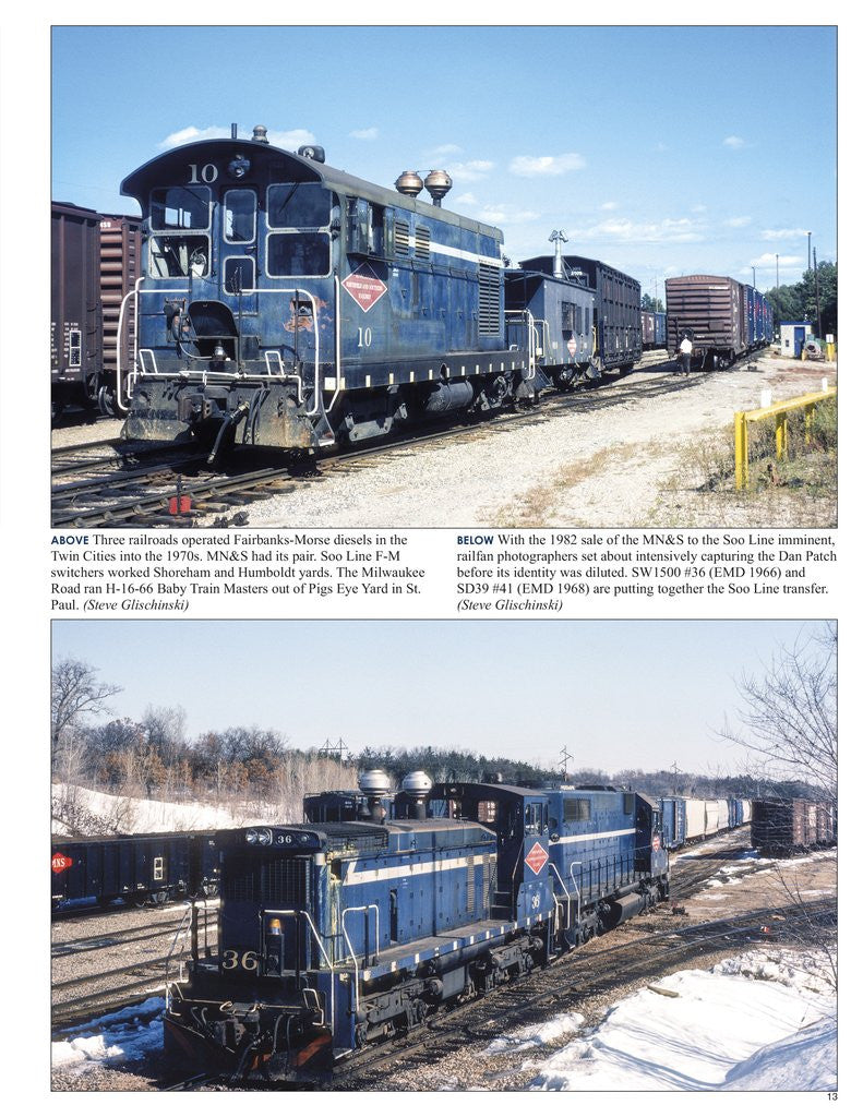 Morning Sun Books 1734 Minneapolis Northfield and Southern Railway In Color