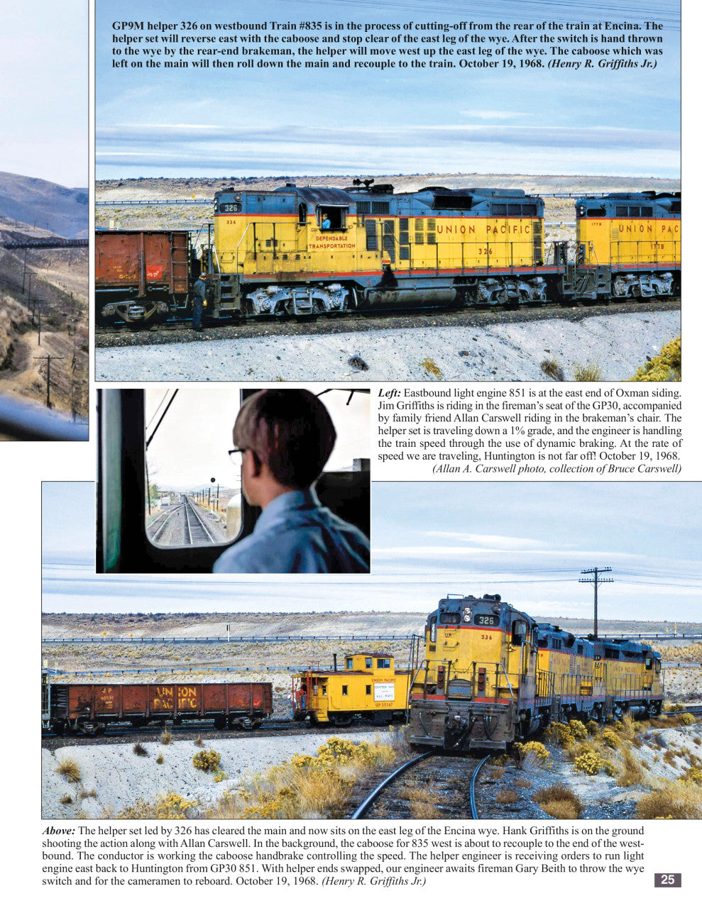 Morning Sun Books 1755 Union Pacific - First Subdivision, Oregon Division - Griffiths Series: Book 1