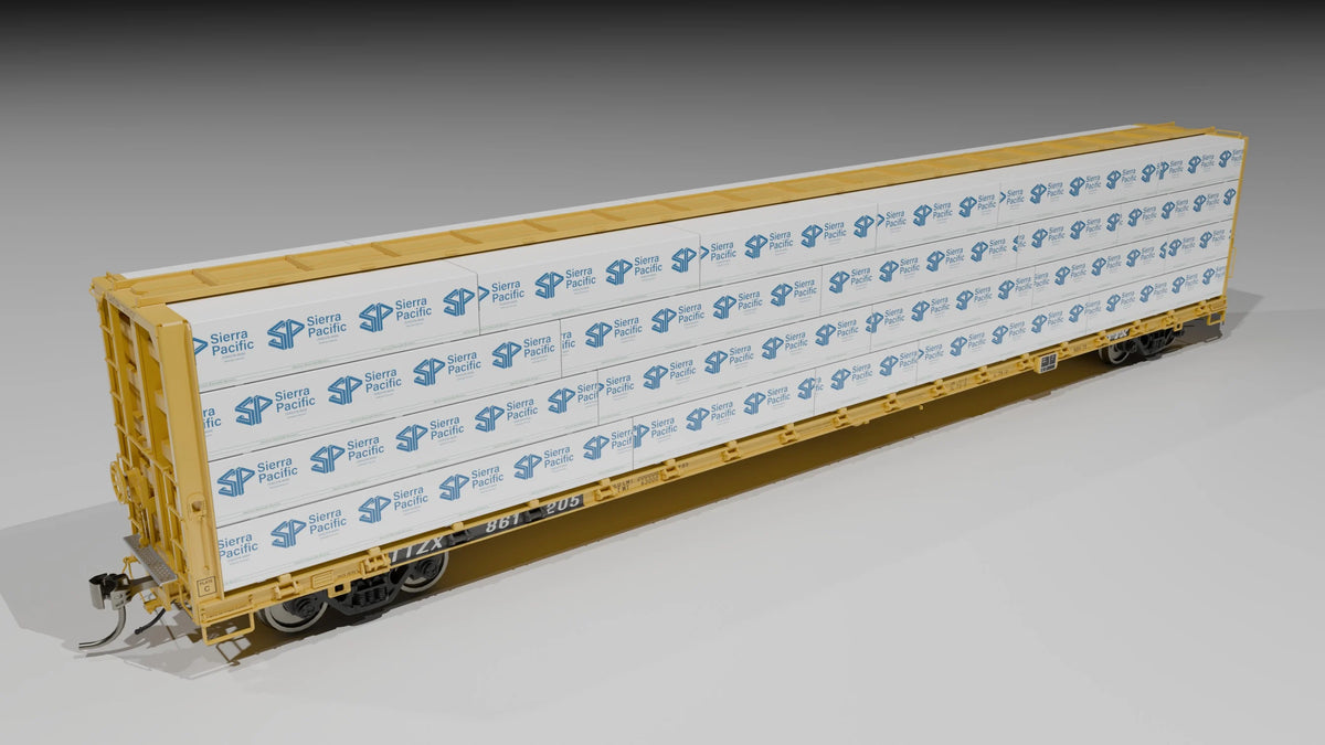 Rapido Trains Inc HO 102167 Centerbeam Lumber Load Tolko