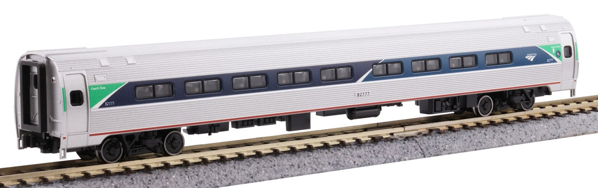 Kato N 106-8021 Amtrak Amfleet I "Phase VII" Paint Scheme 4 Car Bookcase Set