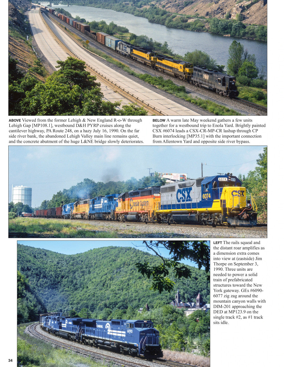 Morning Sun Books 1743 Lehigh Valley in the Conrail Era Volume 2: 1987-1999