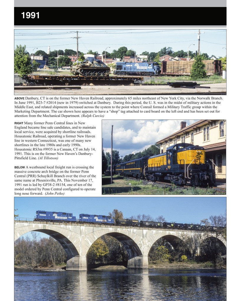 Morning Sun Books 1721 Penn Central in the Conrail Era Volume 4: 1990-1994