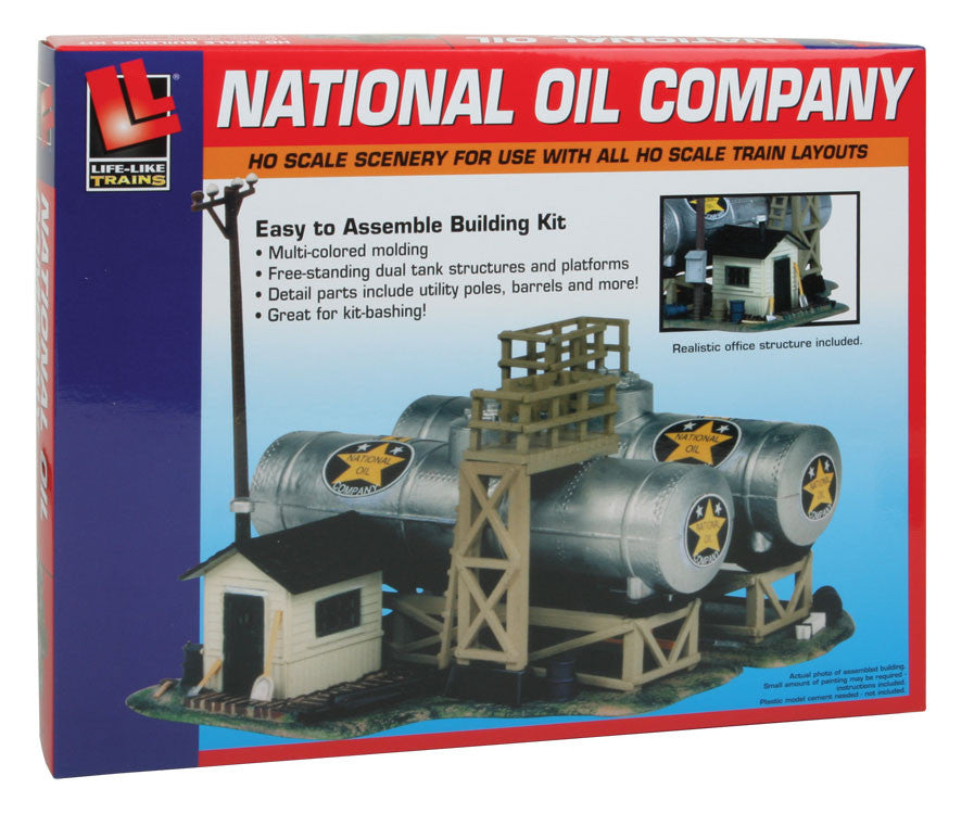 Walthers Life-Like SceneMaster HO 433-1331 National Oil Co. - Kit