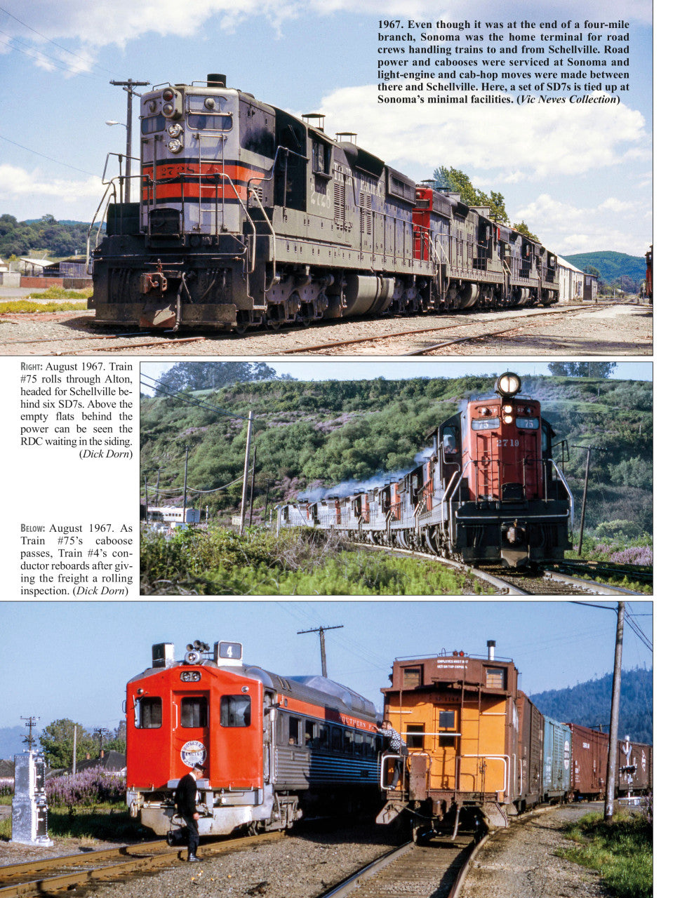 Morning Sun Books 1751 Northwestern Pacific Railroad Volume 2: Passenger and Freight Operations - Petaluma & Santa Rosa Railroad - Maintenance-of-Way Equipment In Color