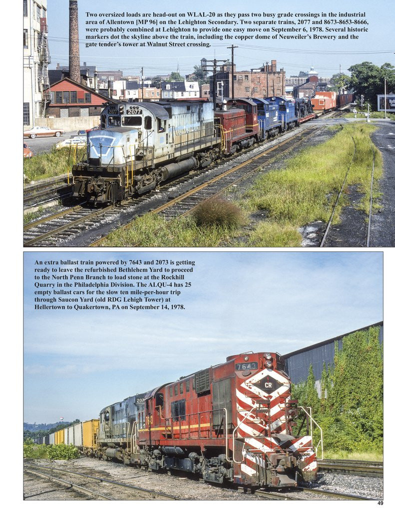 Morning Sun Books 1710 Lehigh Valley in the Conrail Era Volume 1: 1976-1986