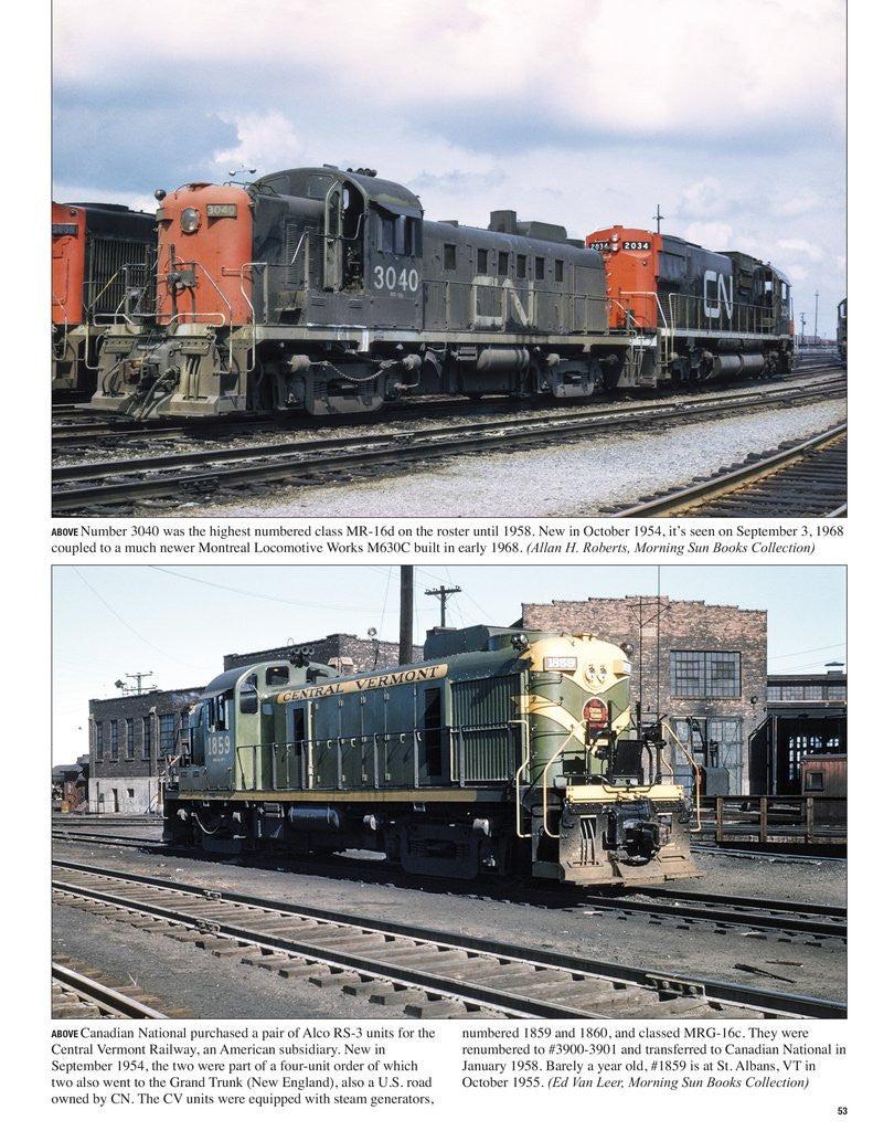 Morning Sun Books 1717 Canadian National Power In Color Volume 2: First Generation MLW and CLC Roadswitchers
