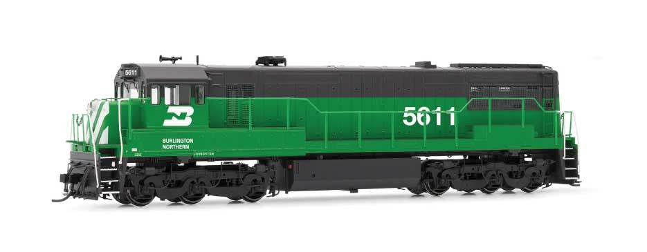 Rivarossi HO HR2887STF DCC/ESU LokSound Equipped GE U25C Locomotive Burlington Northern BN #5611