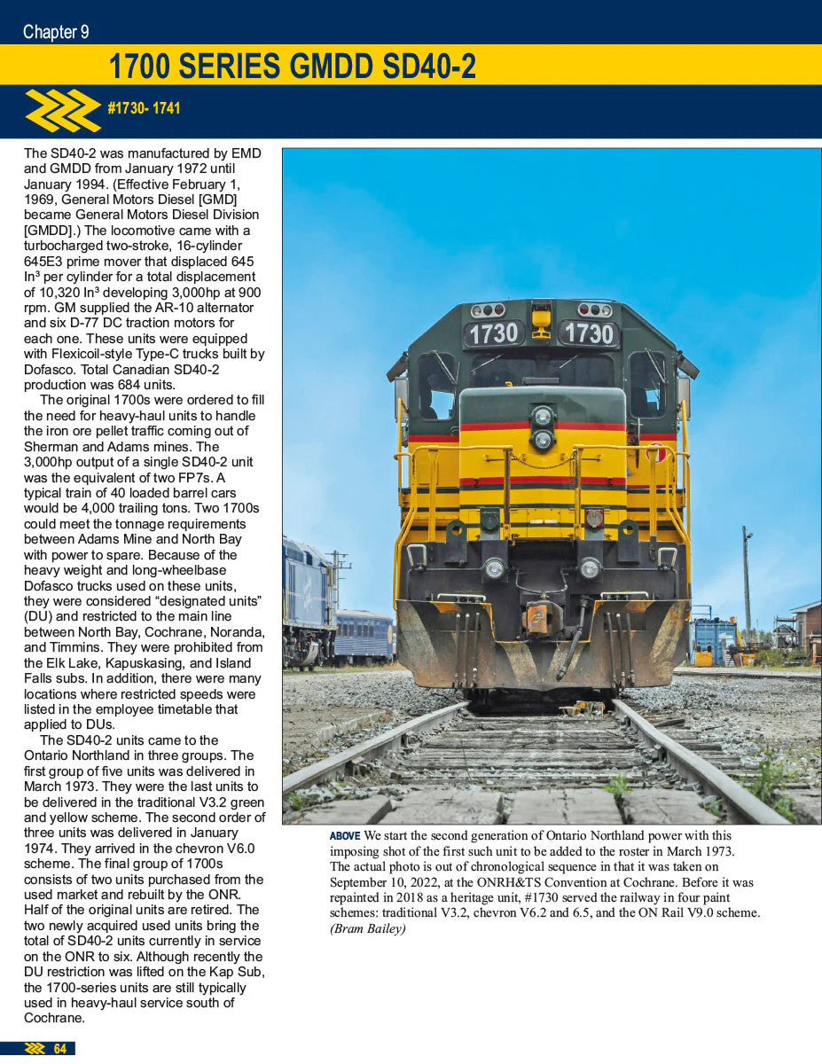Morning Sun Books 1787 Ontario Northland Power In Color