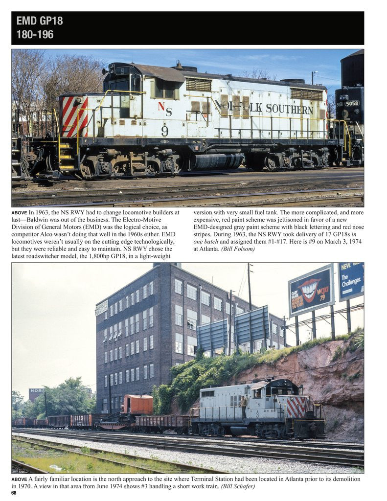 Morning Sun Books 1711 Norfolk Southern-Southern Railway Merger In Color