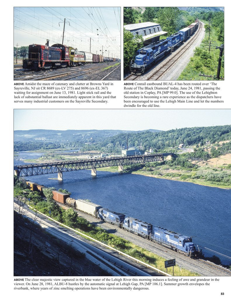 Morning Sun Books 1710 Lehigh Valley in the Conrail Era Volume 1: 1976-1986