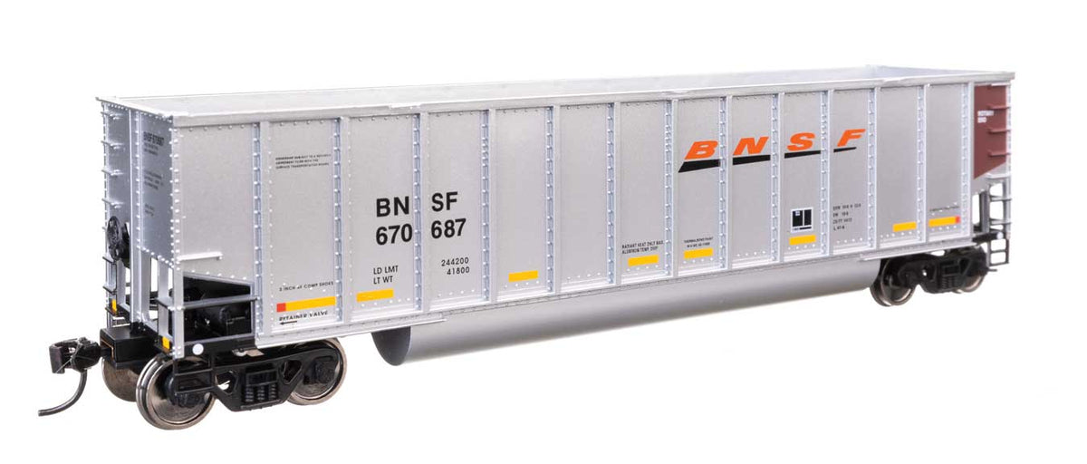 Walthers Mainline HO 910-57202 50' Bethgon Coalporter Gondola BNSF #670687