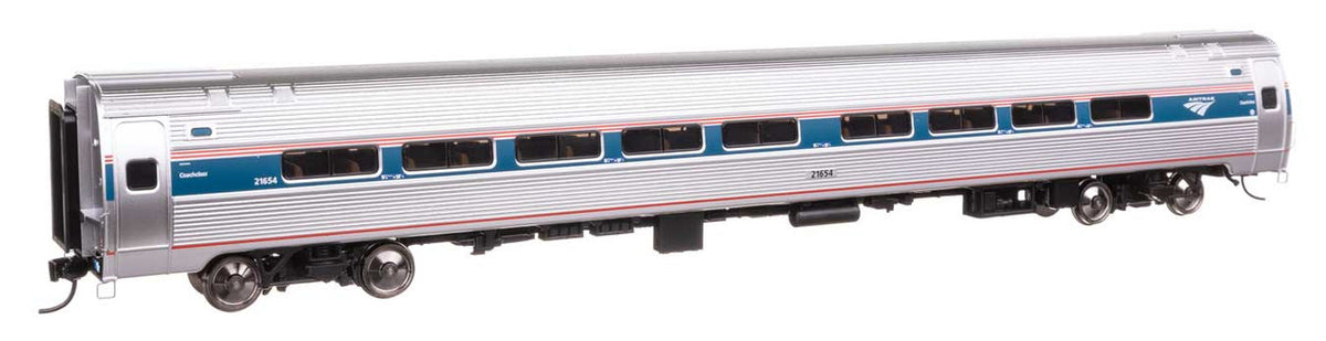 WalthersProto HO 920-11214 85' Amfleet I 84-Seat Coach Non-Lighted Amtrak 'Phase VI' Scheme AMTK #21654