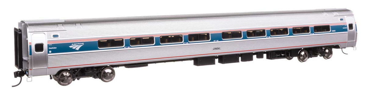 WalthersProto HO 920-11214 85' Amfleet I 84-Seat Coach Non-Lighted Amtrak 'Phase VI' Scheme AMTK #21654