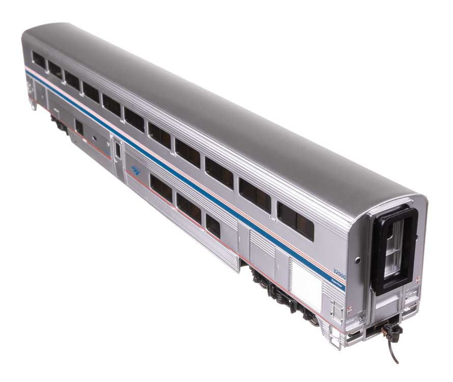 WalthersProto HO 920-12027 85' Pullman-Standard Superliner I Sleeper Lighted Amtrak 'Phase VI' Scheme AMTK #32000