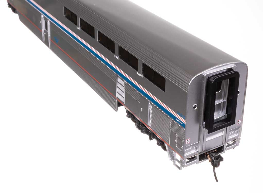 WalthersProto HO 920-12037 85' Pullman-Standard Superliner I Diner Lighted Amtrak Phase VI AMTK #38019