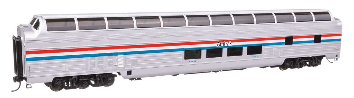 WalthersProto HO 920-14600 85' Budd Great Dome Lighted Amtrak Phase III w/ Decal