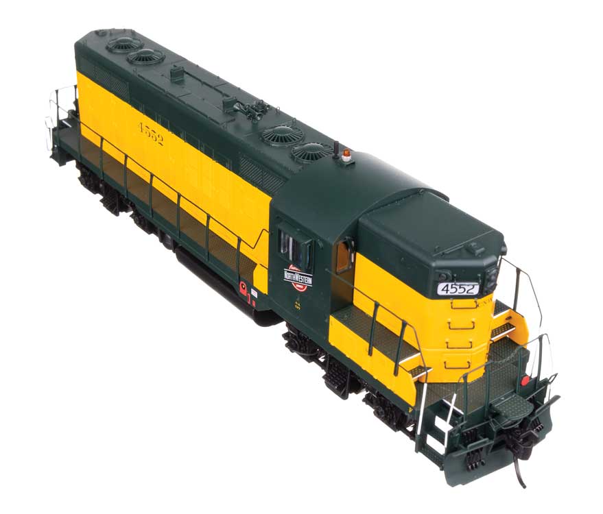 WalthersProto HO 920-42729 DCC/ESU LokSound V5 Equipped EMD GP9 Phase II Chicago & North Western CNW #4552
