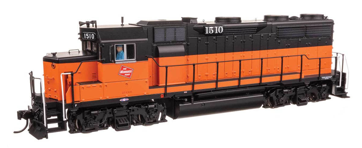 WalthersProto HO 920-43304 DCC/ESU LokSound V5 Equipped EMD GP35 Phase II Locomotive Milwaukee Road MILW #1510