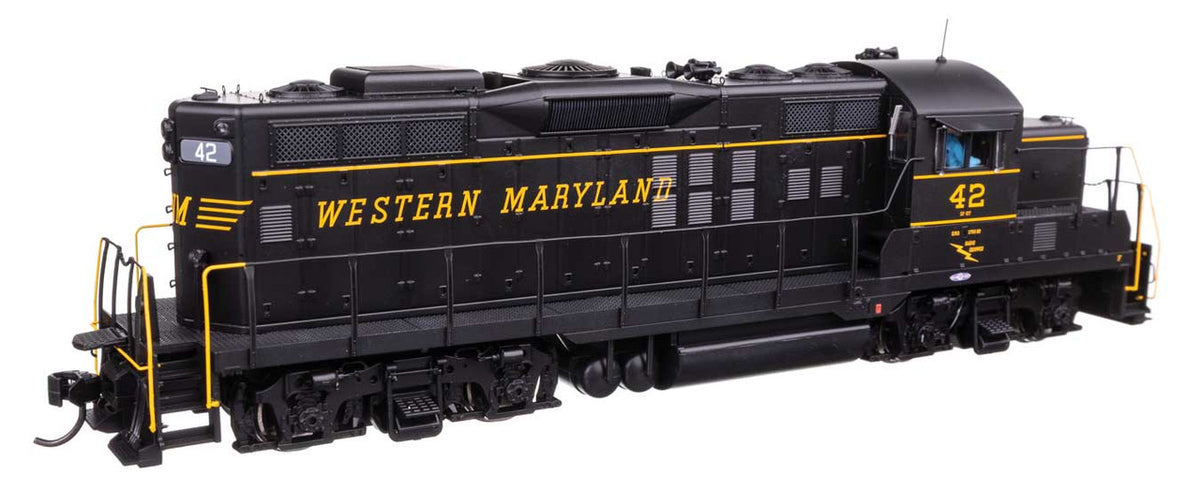 WalthersProto HO 920-49735 DCC Ready EMD GP9 Phase II Western Maryland WM #42 'Black w/ Speed Lettering'