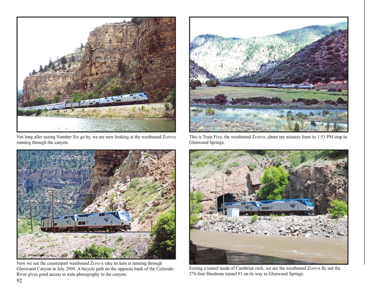 Morning Sun Books 8045 Amtrak Thru the Rockies Softcover