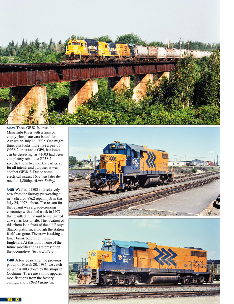 Morning Sun Books 1787 Ontario Northland Power In Color