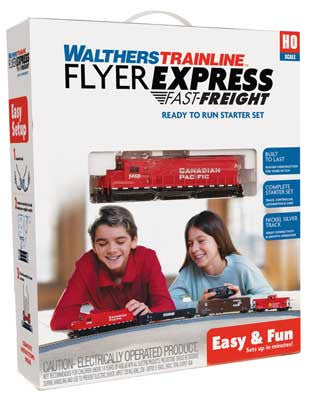 Walthers TrainLine HO 931-1211 Flyer Express Train Set Canadian Pacific Railway