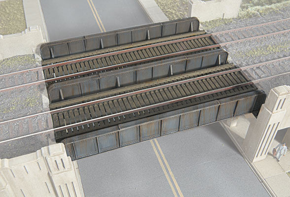 Walthers Cornerstone HO 933-2948 Through Plate-Girder Bridge 2 Spans - Kit