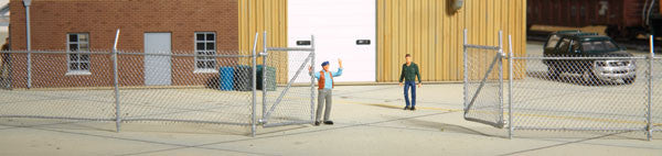 Walthers Cornerstone HO 933-3125 Chain Link Fence & Gates - Kit