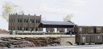 Walthers Cornerstone N 933-3201 Water Street Freight Terminal - Kit
