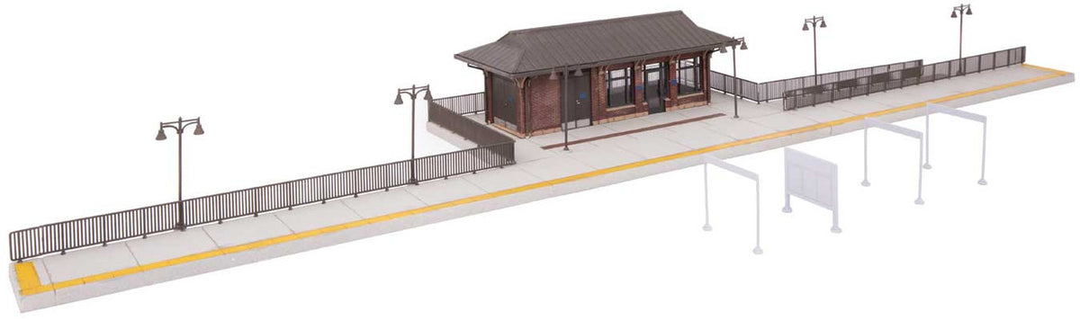 Walthers Cornerstone HO 933-3392 Amtrak Rural Station - Kit