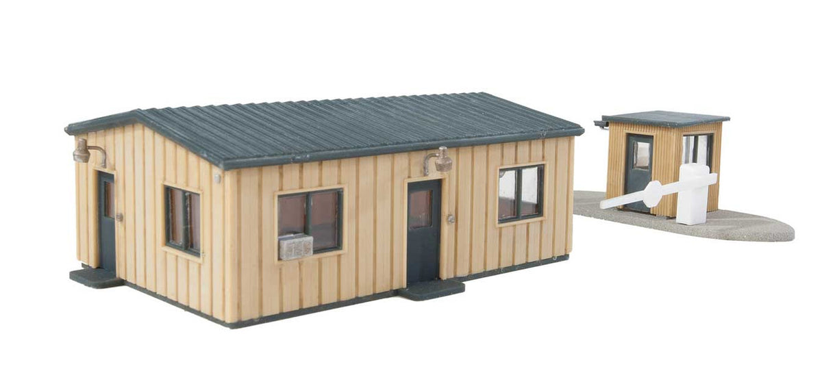 Walthers Cornerstone HO 933-3517 Office and Guard Shack - Kit