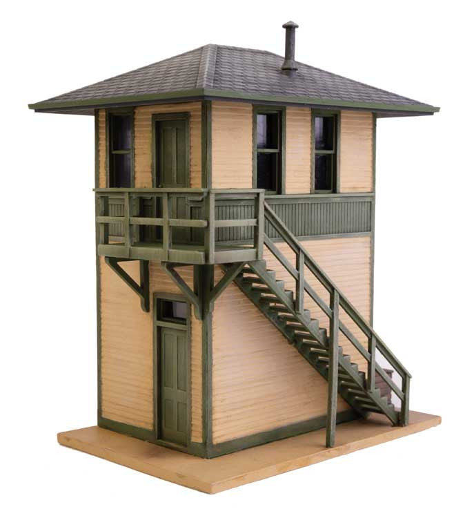 Walthers Cornerstone HO 933-3556 Trackside Signal Tower - Kit
