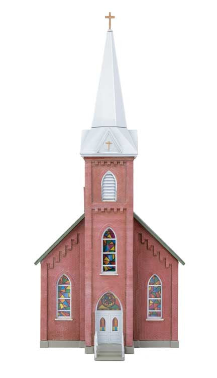 Walthers Cornerstone N 933-3858 Brick Church - Kit