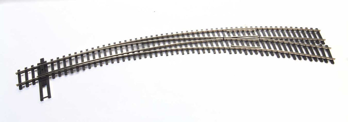 WalthersTrack HO 948-83062 Code 83 Nickel Silver DCC Friendly Curved 20" & 24" Radii Turnout - Right Hand