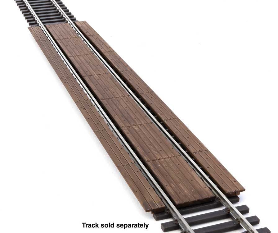 WalthersTrack HO 948-83116 Modern Wood Crossing 2-Pack - Kit
