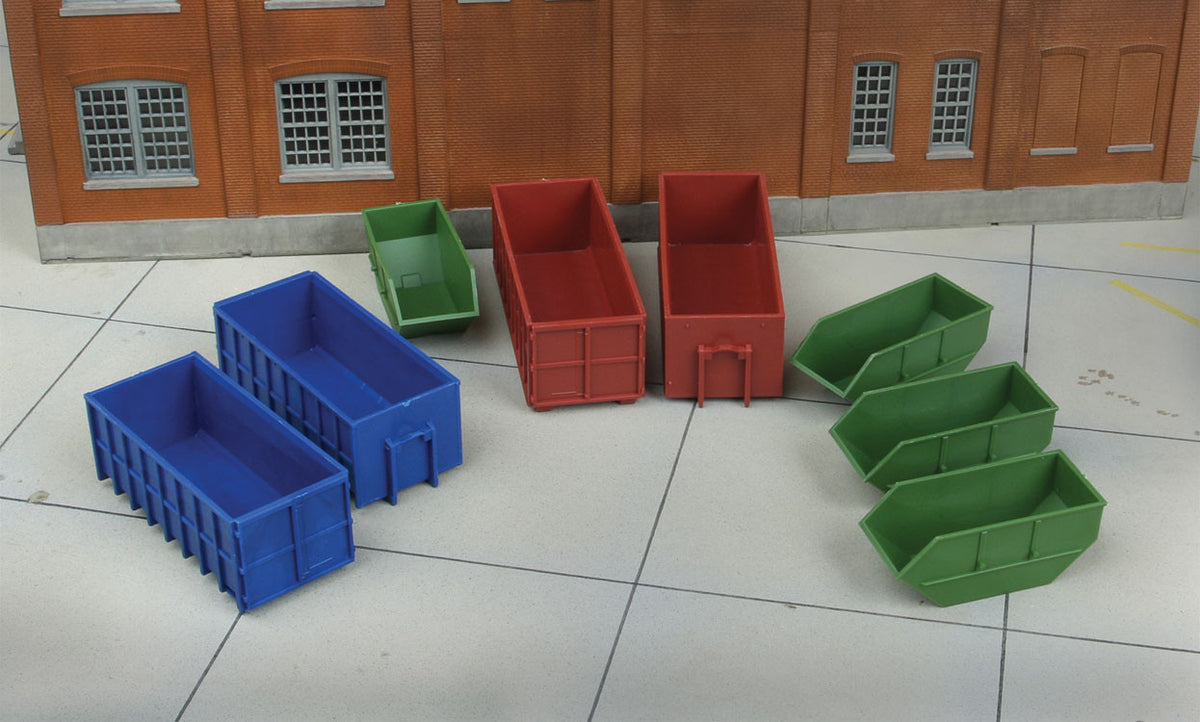 Walthers SceneMaster HO 949-4106 Industrial Dumpsters - Kit