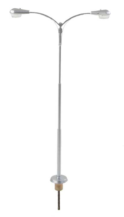 Walthers SceneMaster HO 949-4313 Tear Drop Street Light - Double-Arm